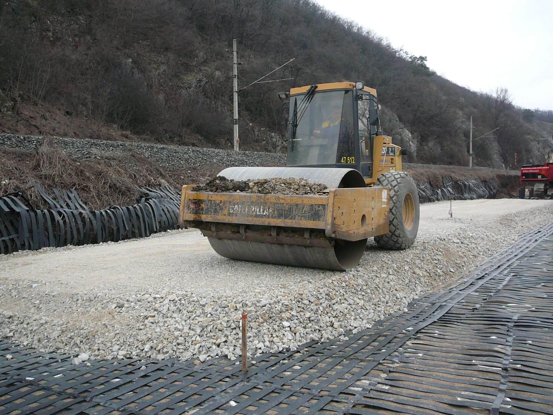 桩承式加筋路堤 桩承式加筋路堤